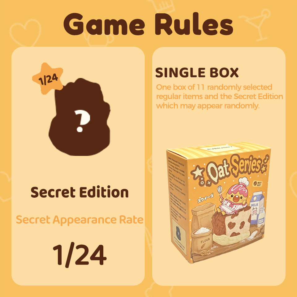 [EVERJOIIY] - Oat Series 【No returns or exchanges once opened】Taba Squishy Blind Box