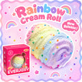 EVERJOLLY Rainbow Cream Roll Squishy – Super Soft Slow-Rising Stress Relief Toy
