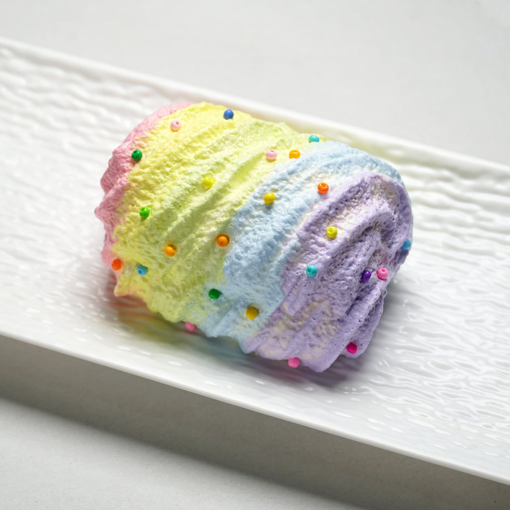 EVERJOLLY Rainbow Cream Roll Squishy – Super Soft Slow-Rising Stress Relief Toy