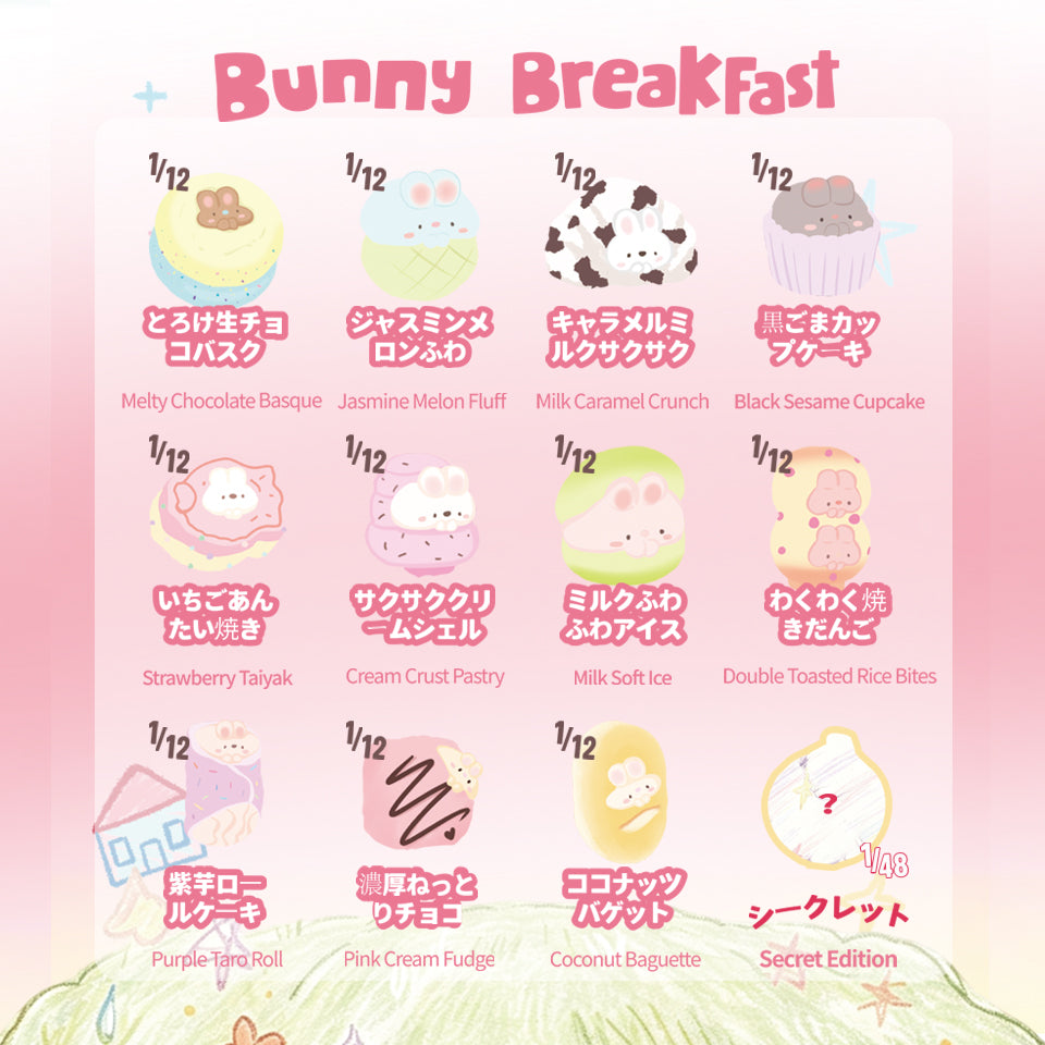 Everjolly- Bunny Breakfast [Smooth Cream Texture] [Slow Rebound] [No retums if open] [Blind Box]