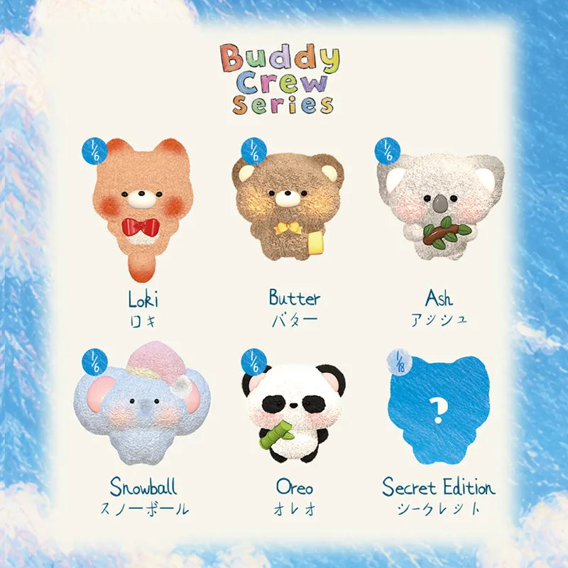 [EVERJOllY]-Buddy Crew Series【No returns or exchangesonce opened】.taba squishy -blind boxes