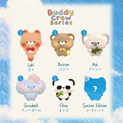 [EVERJOllY]-Buddy Crew Series【No returns or exchangesonce opened】.taba squishy -blind boxes