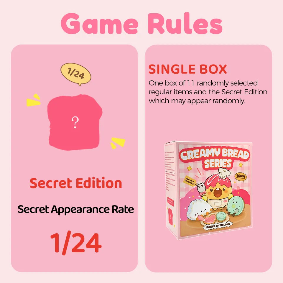 Creamy Bread Series Blind Box — Collect Your Little Bakery of Happiness!