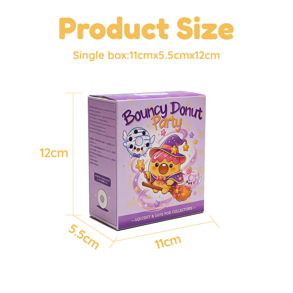 [EVERJOllY]-Bouncy Donut Party【No returns or exchangesonce opened】.taba squishy -blind boxes
