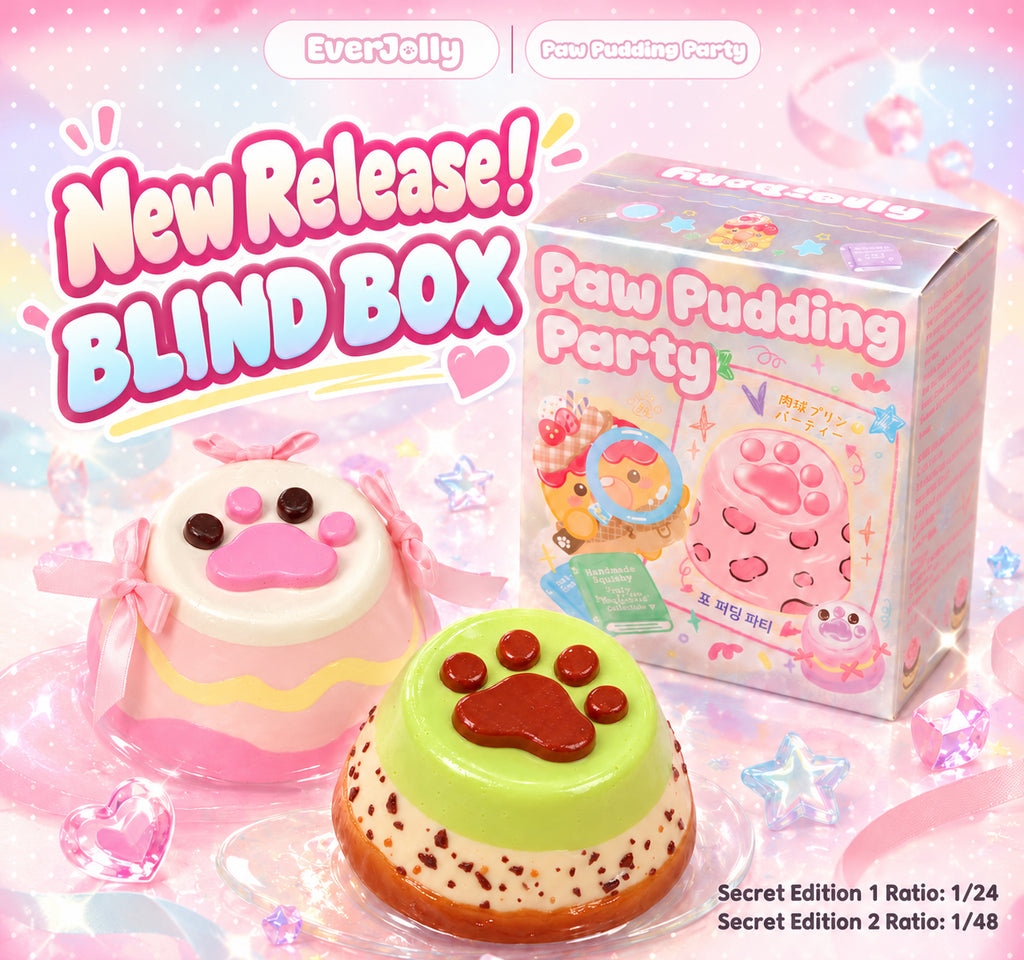 Everjolly Paw Party  -【Muddy and Coconut Oil Texture 】【No retums if open】【Blind Box】【250g-265g】