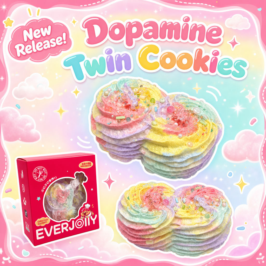 Everjolly - Dopamine Twin Lookies tabasquishy【No retums if open】250g
