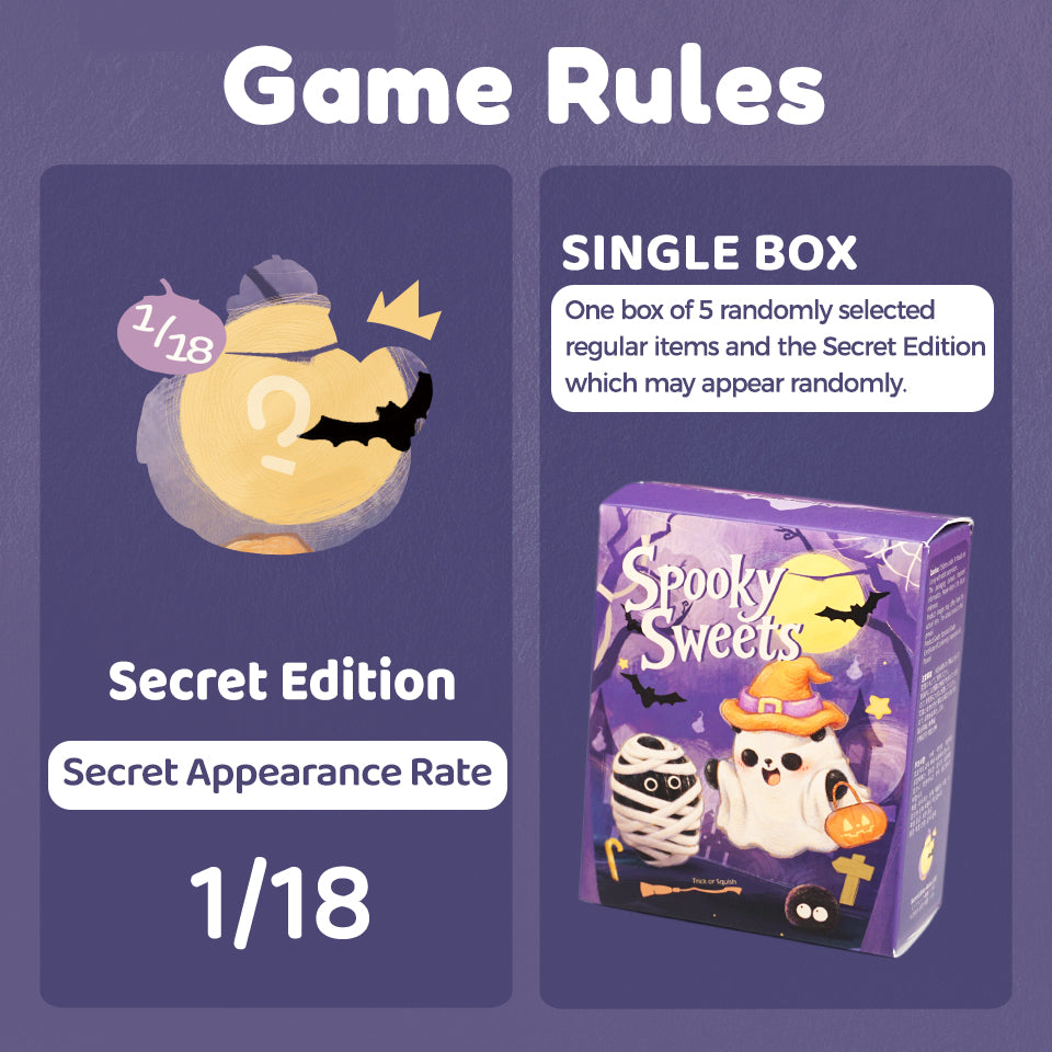 Everjolly-Spooky Sweets 【Muddy Texture】【No retums if open】【Blind Box】
