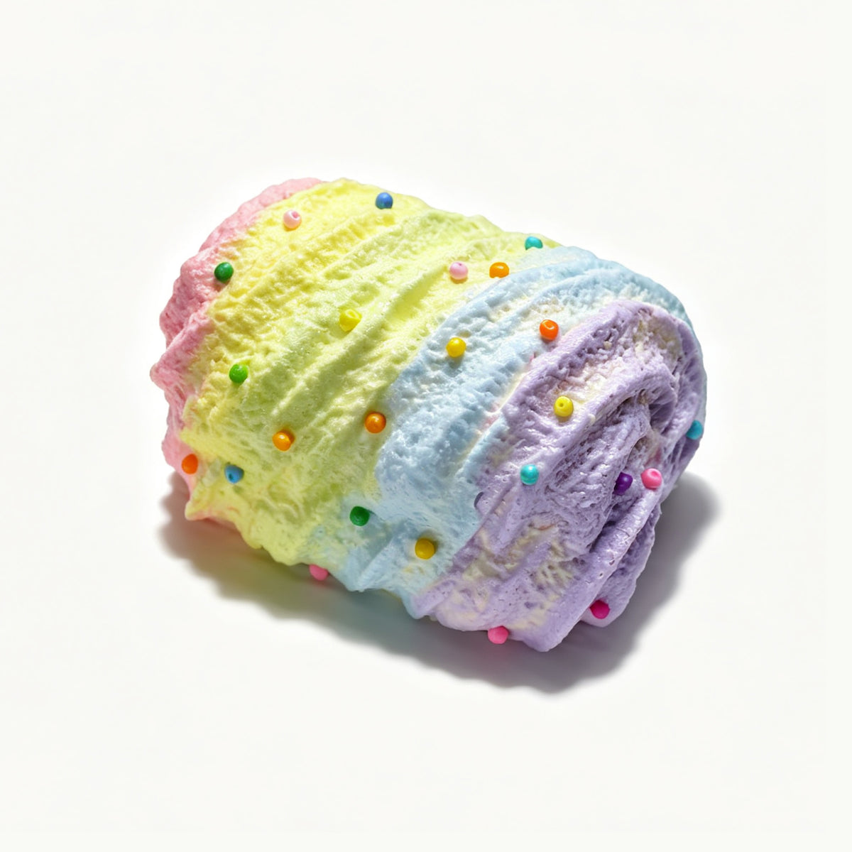 EVERJOLLY Rainbow Cream Roll Squishy – Super Soft Slow-Rising Stress Relief Toy