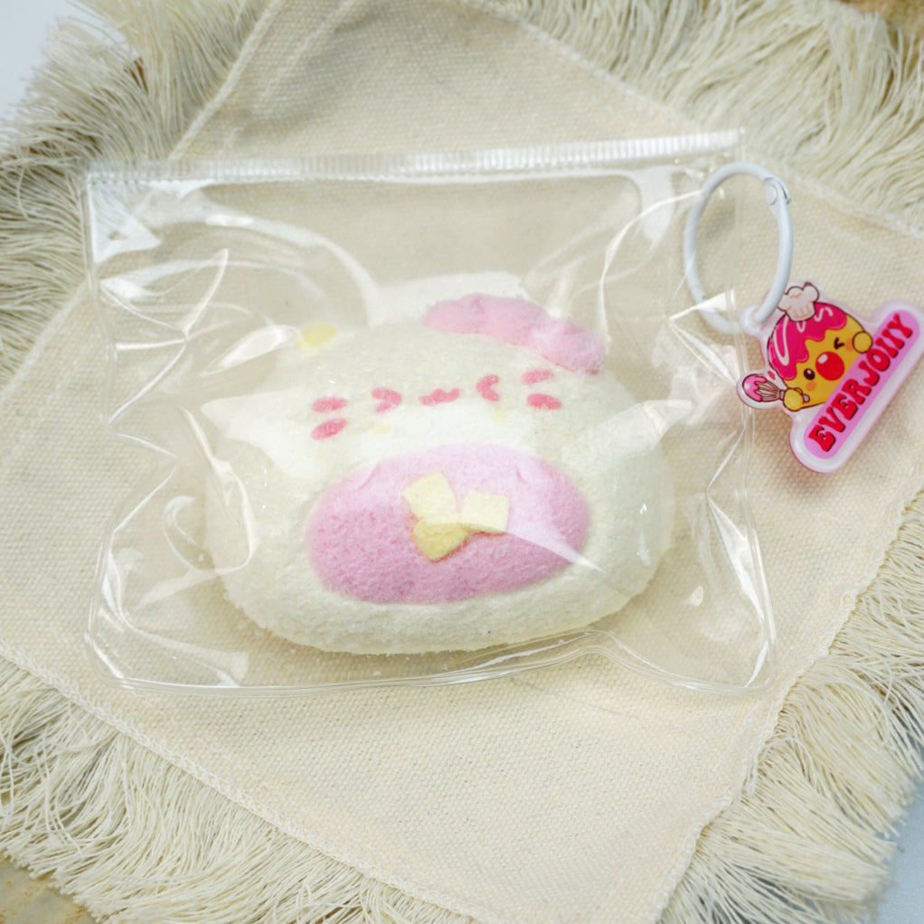 [EVERJOLLY]‑Fluffy Kitty Cute Soft Squishy Toy 【Non‑edible】Stress Relief Squeeze Fidget Toy
